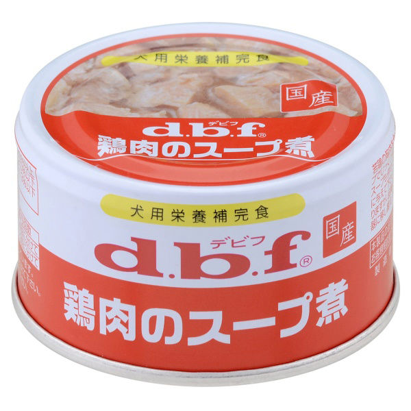 デビフ 鶏肉のスープ煮 国産 85g 24缶 ドッグフード ウェット 缶詰