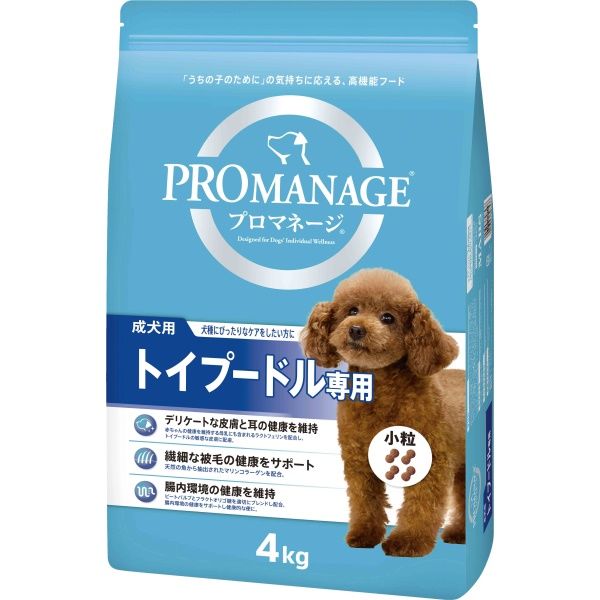 プロマネージ ドッグフード 成犬用 トイプードル専用 4kg マース