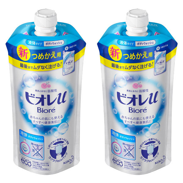 ビオレu ボディウォッシュ 詰め替え 340ml 1セット（3個） ボディー