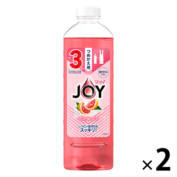 ジョイコンパクト JOY フロリダグレープフルーツの香り 詰め替え 440ml 1セット（2個入） 食器用洗剤 P＆G
