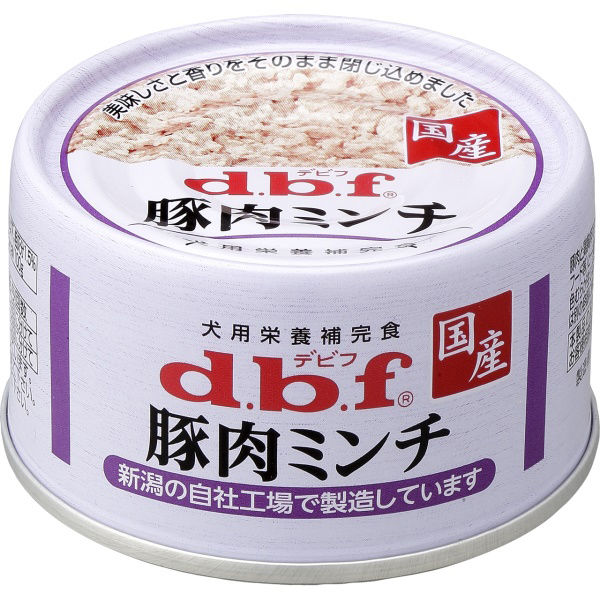 デビフ 豚肉ミンチ 国産 65g 6缶 ドッグフード ウェット 缶詰