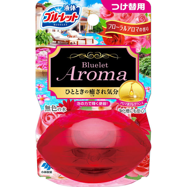 液体ブルーレットおくだけ トイレタンク芳香洗浄剤 つけ替え用 フローラルアロマの香り 70ml 小林製薬