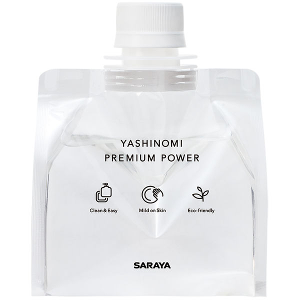 ヤシノミ洗剤 プレミアムパワー 無香料・無着色 詰め替え 240mL 1個 食器用洗剤 サラヤ