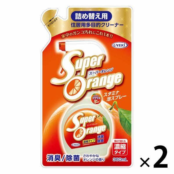 スーパーオレンジ消臭除菌泡タイプ N 詰め替え 360ml 1セット（2