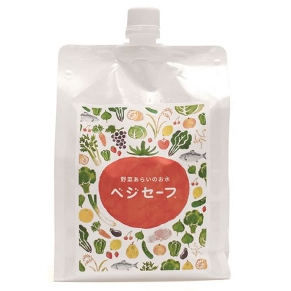 野菜あらいのお水 ベジセーフ まとめ洗い用 パウチ 1200ml 1個