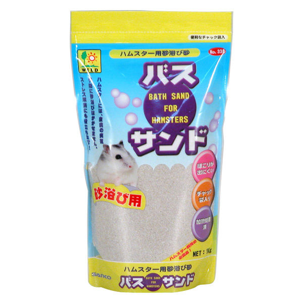 ハムスター バスサンド 1kg 5個 SANKO - トイレ用品・トイレ砂