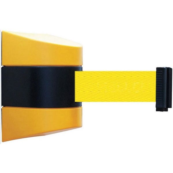 セーフラン安全用品 壁用ベルトパーテーション　約5ｍ　黄 11216 1個（直送品）
