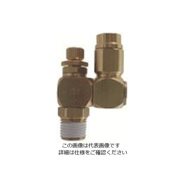 千代田通商 チヨダ フジHタイプスピードコントローラーβ金属メーターアウト12mmR3/8 B12-03SC-O-H 1セット(10個)（直送品）