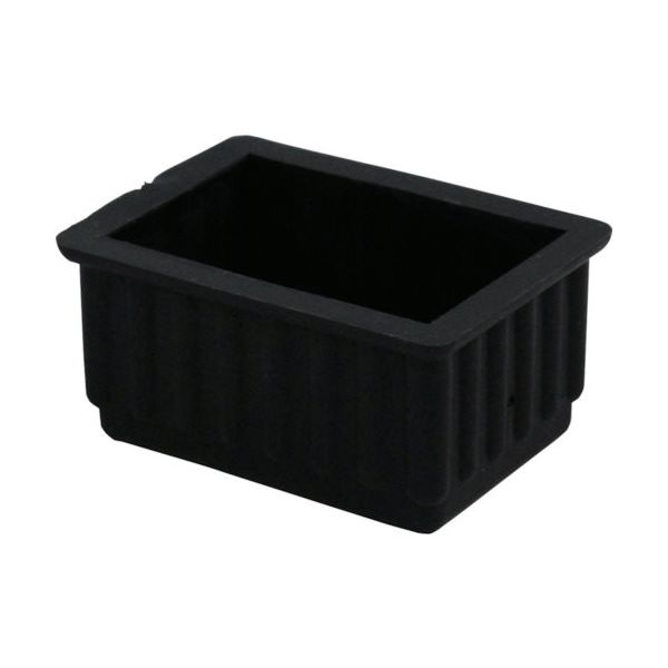 アイテック 光 イス脚キャップ黒 長角 30×45 BE-30-452 1セット(10個) 112-8077（直送品）
