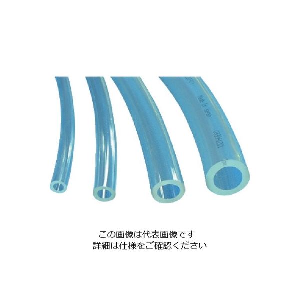 チヨダ ポリウレタンホース 透明４×６ｍｍ／１００ｍ 〔品番:CH-1(4X6