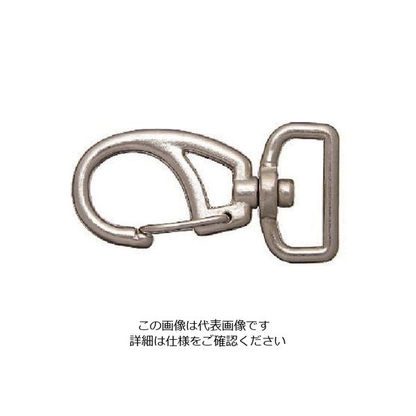 ニッサチェイン ニッケルスプリングスナップ 48mm(1個入) P-646 1セット(5個:1個×5パック) 849-2132（直送品）