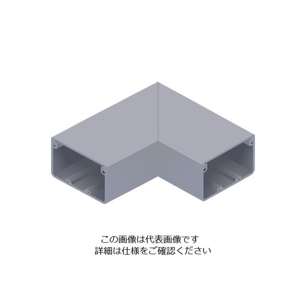 マサル工業 マサル エムケーダクト付属品 平面マガリ 7号150型 グレー MDM7151 1個 120-1915（直送品）