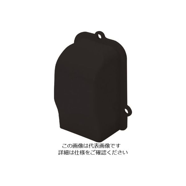 マサル工業 マサル 屋外用エムケーダクト付属品 引込カバー 0号 ブラック MDHC0W 1個 130-1849（直送品）