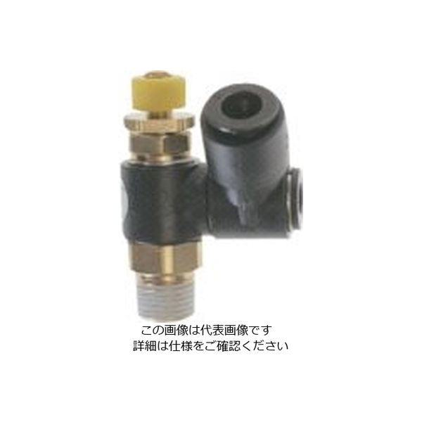 千代田通商 チヨダ フジスピードコントローラβ(樹脂)メーターアウト 6mm・R1/8 B6R-01SC-O 1個 808-2501（直送品）