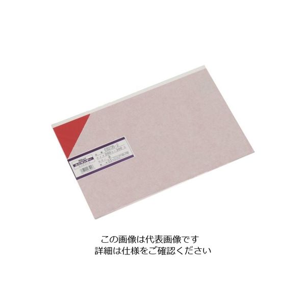 光 エンビ板 赤 0.5×200×300mm EB235-2 1枚 820-0821（直送品）