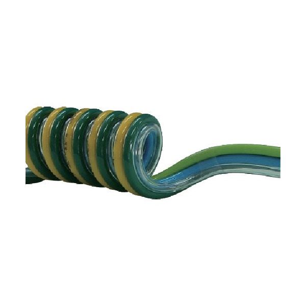 チヨダ スパイラルチューブ マルチスパイラル 外径4mm/使用範囲1368mm 透明、青、ライトグリーン、緑、黄 5-MPS-4-30S（直送品）