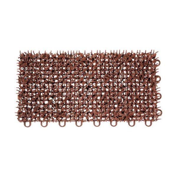 テラモト ユニットターフα150mm×300mm 茶 MR-001-074-4 1枚 127-5711（直送品）