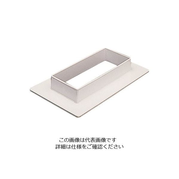 マサル工業 マサル エルダクト付属品 フランジ 3030型 ホワイト LDF352 1個 130-8863（直送品）