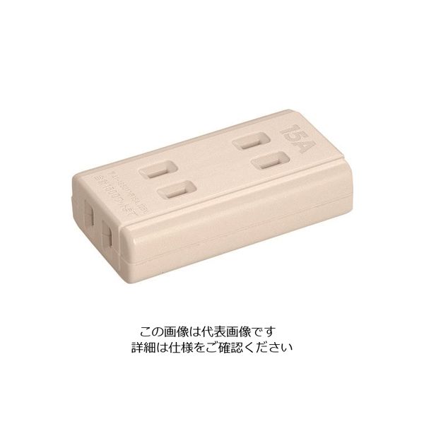 明工社 明工 15Aテーブルタップ(3コ口)(ホワイト) MR2957W3 1個 146-3972（直送品）