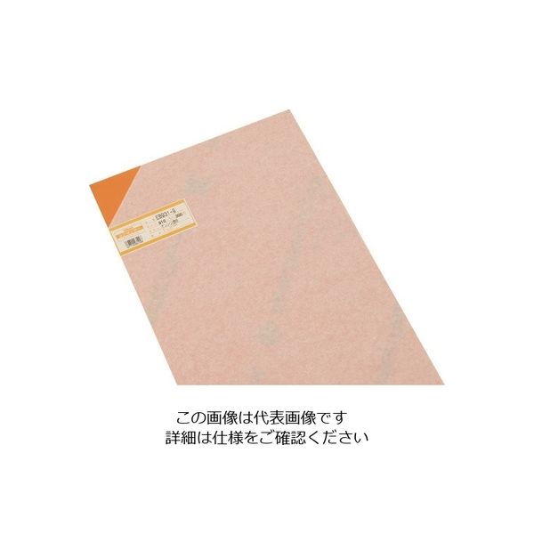 光 エンビ板オレンジ透明1×910×300mm EB931-9 1枚 215-2752（直送品）