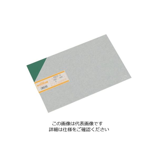 光 エンビ板 緑 1×200×300mm EB231-4 1枚 820-0787（直送品）