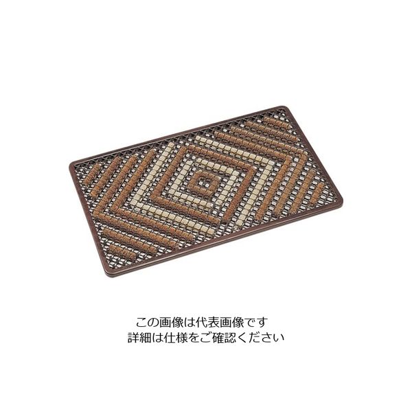 テラモト テラマットダイヤ 450×750mm コーヒー MR-100-320-4 1枚 817-3198（直送品）