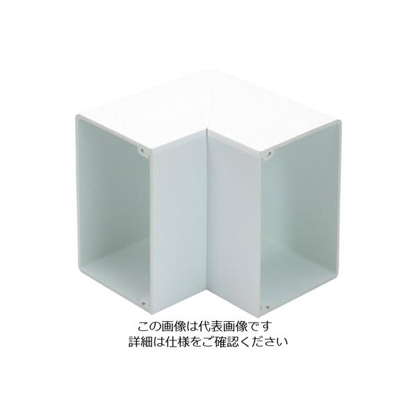 マサル工業 マサル エムケーダクト付属品 内マガリ 4号100型 ホワイト MDU4102 1個 120-3543（直送品）