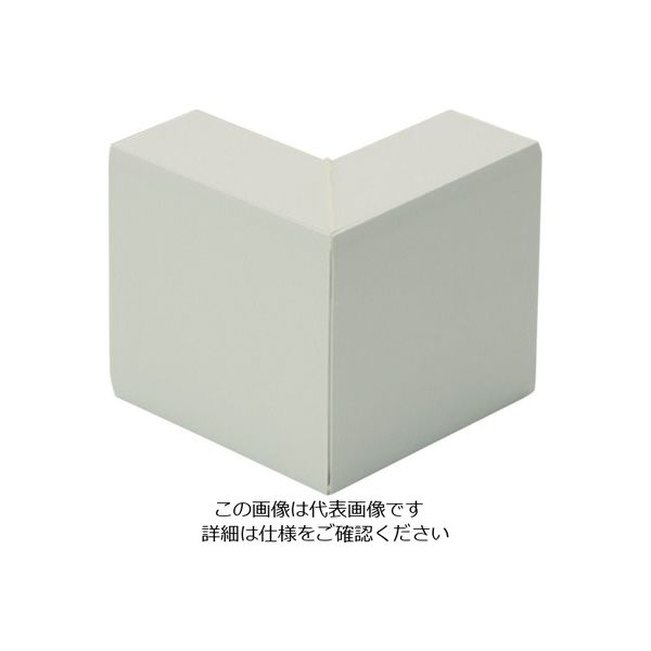 マサル工業 マサル エムケーダクト付属品 外マガリ 5号70型 ミルキーホワイト MDS5703 1個 120-1903（直送品）