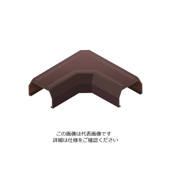 マサル工業 マサル ニュー・エフモール付属品 マガリ 4号 チョコ SFMM49 1個 121-1468（直送品）