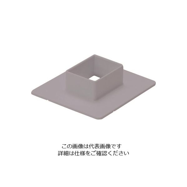 マサル工業 マサル エムケーダクト付属品 フランジ 4号100型 グレー MDF4101 1個 129-8664（直送品）