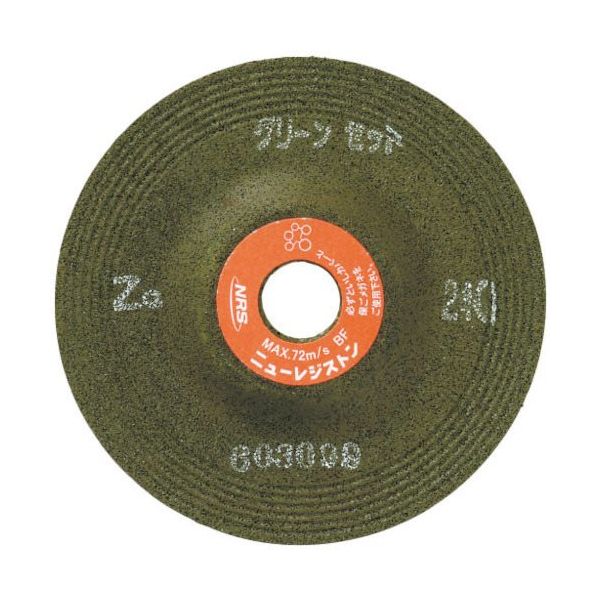 ニューレジストン NRS 重研削用砥石 グリーンゼット 180×6×22 ZG24Pイモノ GNZ1806-ZG24PI 1セット(25枚)（直送品）