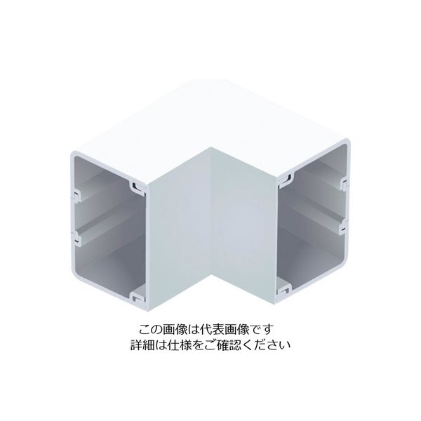 マサル工業 マサル エムケーダクト付属品 内マガリ 8号150型 ホワイト MDU8152 1個 120-1898（直送品）