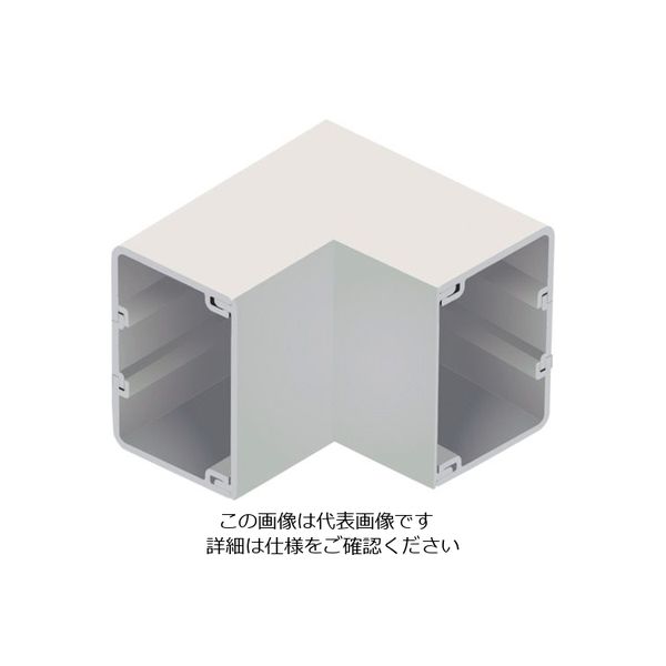 マサル工業 マサル エムケーダクト付属品 内マガリ 8号150型 クリーム MDU8155 1個 120-3510（直送品）