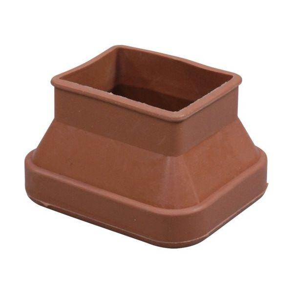 光 フリーサイズイスゴム茶長角 4個入り 30×40ー40ー52用 FG43-5401 1セット(16個:4個×4個) 112-1732（直送品）