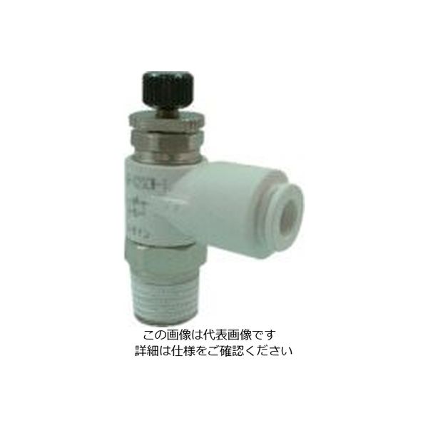 千代田通商 チヨダ ファイブスピードコントローラα白メーターイン8mm・R1/8 F8R-01SCW-I 1個 808-2786（直送品）