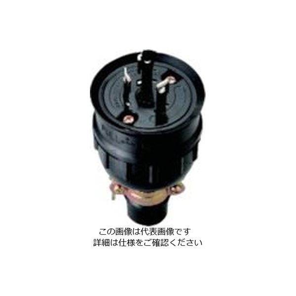 明工社 明工 引掛防水プラグ接地2P MH2577 1個 735-9519（直送品）