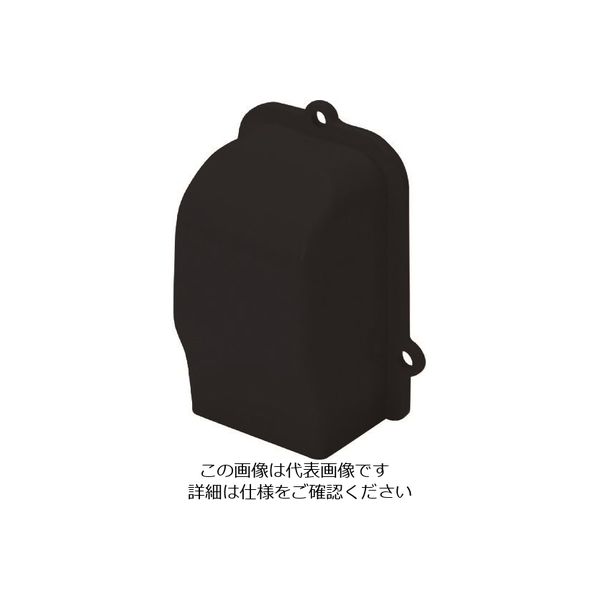 マサル工業 マサル 屋外用エムケーダクト付属品 引込カバー 3号 ブラック MDHC3W 1個 130-8850（直送品）