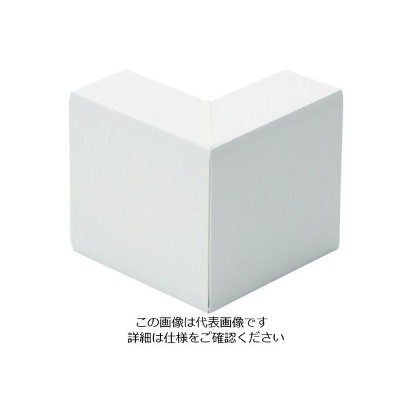 マサル工業 マサル エムケーダクト付属品 外マガリ 4号100型 ホワイト MDS4102 1個 120-6654（直送品）