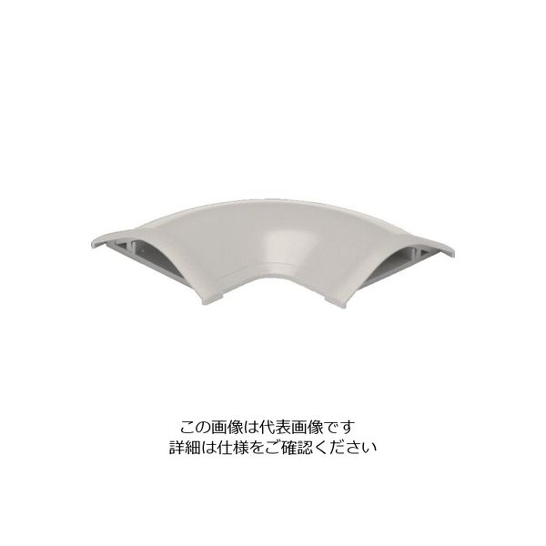 マサル工業 マサル ガードマン2R型付属品 平面マガリ 特4号 ミルキーホワイト GBM43 1個 820-7622（直送品）