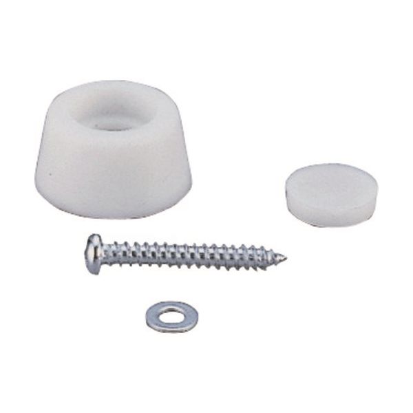 光 ゴムクッション戸当り白 バラタイプ11×22 GD-11-2 1セット(100個) 215-5908（直送品）