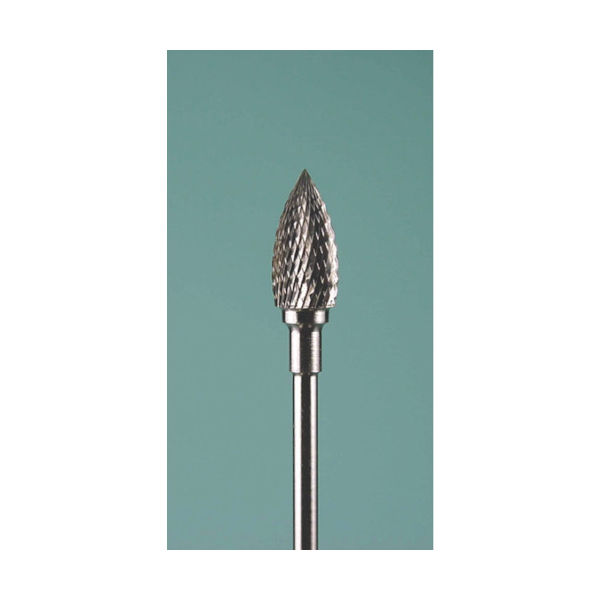 ミニター ミニモ 超硬カッター 円錐鋭角ファインクロスカット 刃径φ6 刃長12mm BC1583 1本 852-7283（直送品）