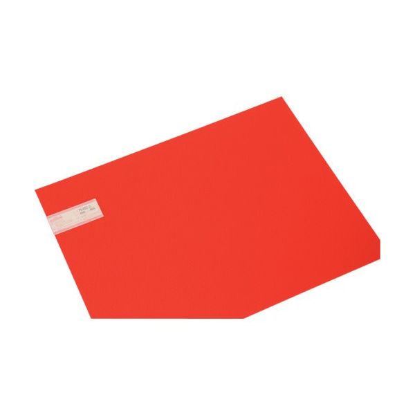 光 ポリプレート 600×450mm レッド PE460-2 1セット(5枚) 820-1960（直送品）