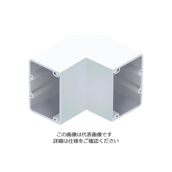 マサル工業 マサル エムケーダクト付属品 内マガリ 8号200型 ホワイト MDU8202 1個 120-0318（直送品）