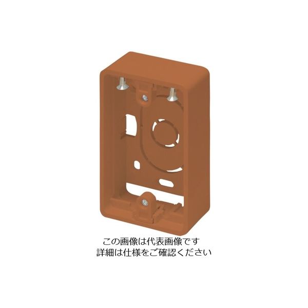 マサル工業 マサル ニュー・エフモール付属品 露出ボックス 1個 マサル工業 マサル ニュー・エフモール付属品 露出ボックス 1個
