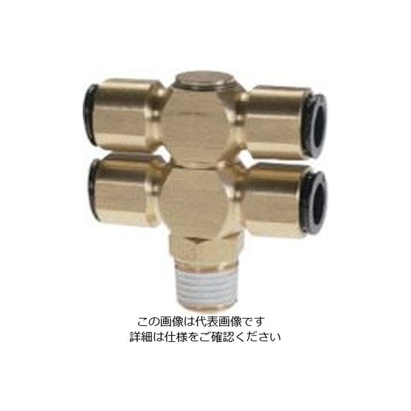 千代田通商 チヨダ フジダブルバンジョー(金属) 12mm・R1/2 12-04D2 1個 808-3213（直送品）