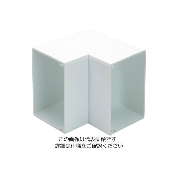 マサル工業 マサル エムケーダクト付属品 内マガリ 130×60型 ホワイト MDU1362 1個 120-0295（直送品）