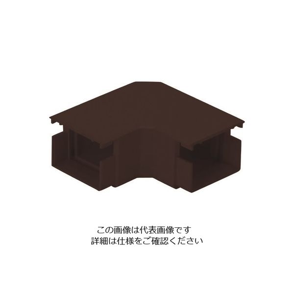 マサル工業 マサル 屋外用エムケーダクト付属品 平面マガリ 3号 チョコ MDM139 1個 130-8803（直送品）
