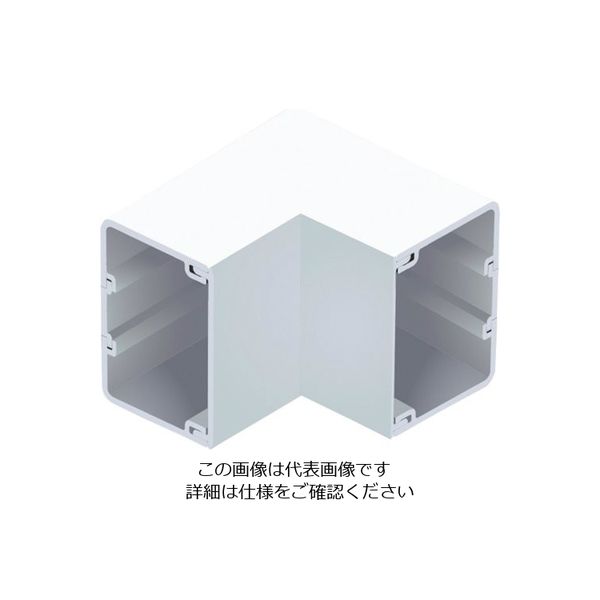 マサル工業 マサル エムケーダクト付属品 内マガリ 7号 ホワイト MDU172 1個 120-0345（直送品）