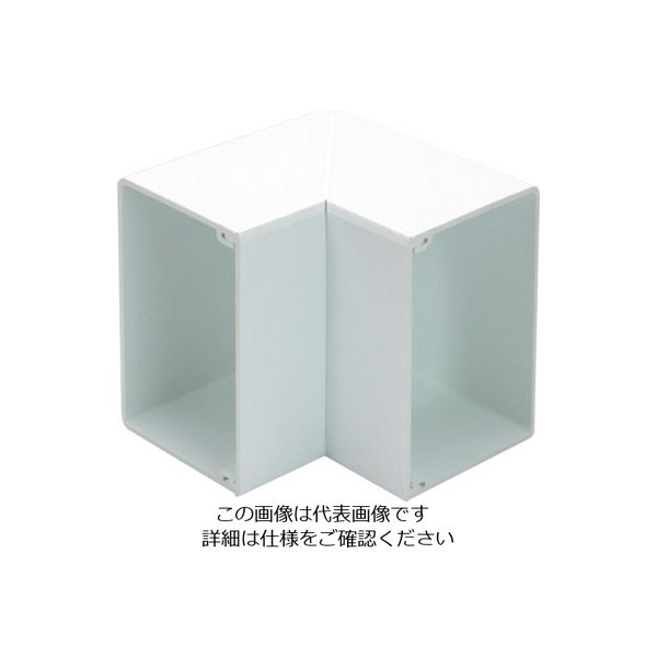 マサル工業 マサル エムケーダクト付属品 内マガリ 5号150型 ホワイト MDU5152 1個 120-0353（直送品）