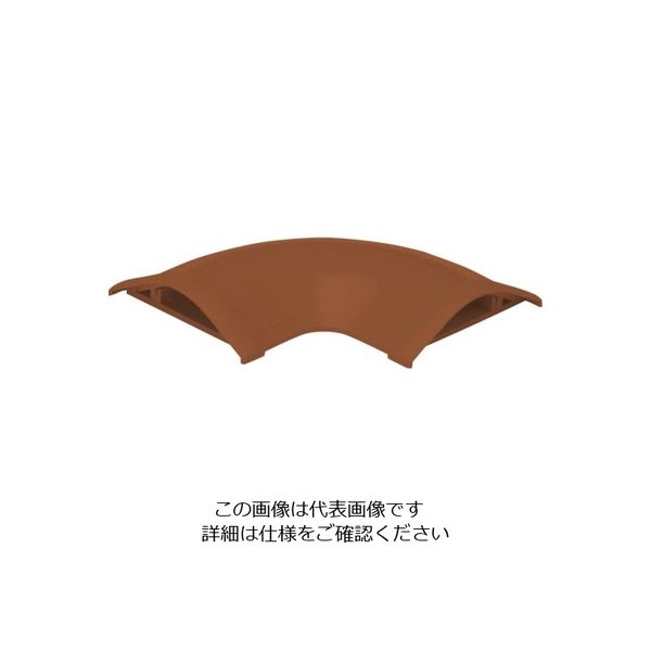 マサル工業 マサル ガードマン2R型付属品 平面マガリ 4号 ブラウン GAM46 1個 121-9380（直送品）